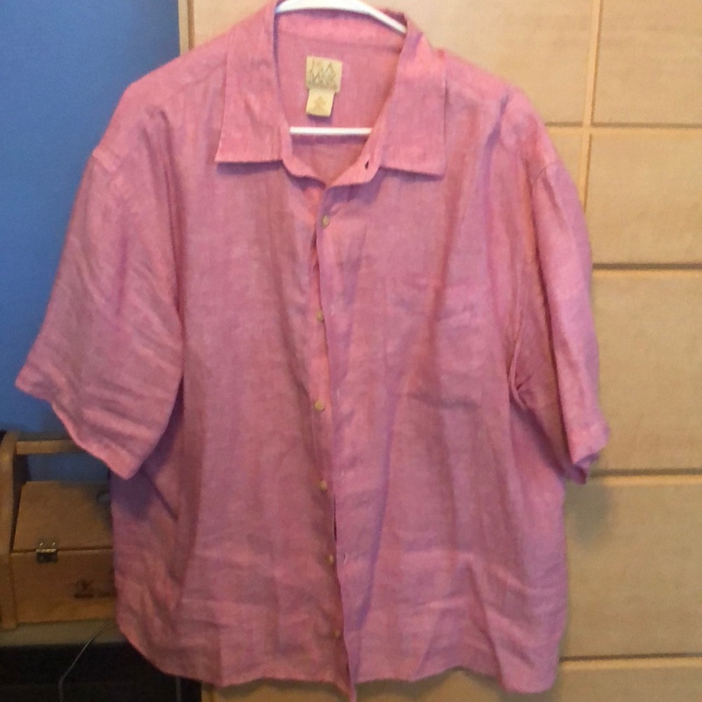 Jos A. Bank Pink Linen XL